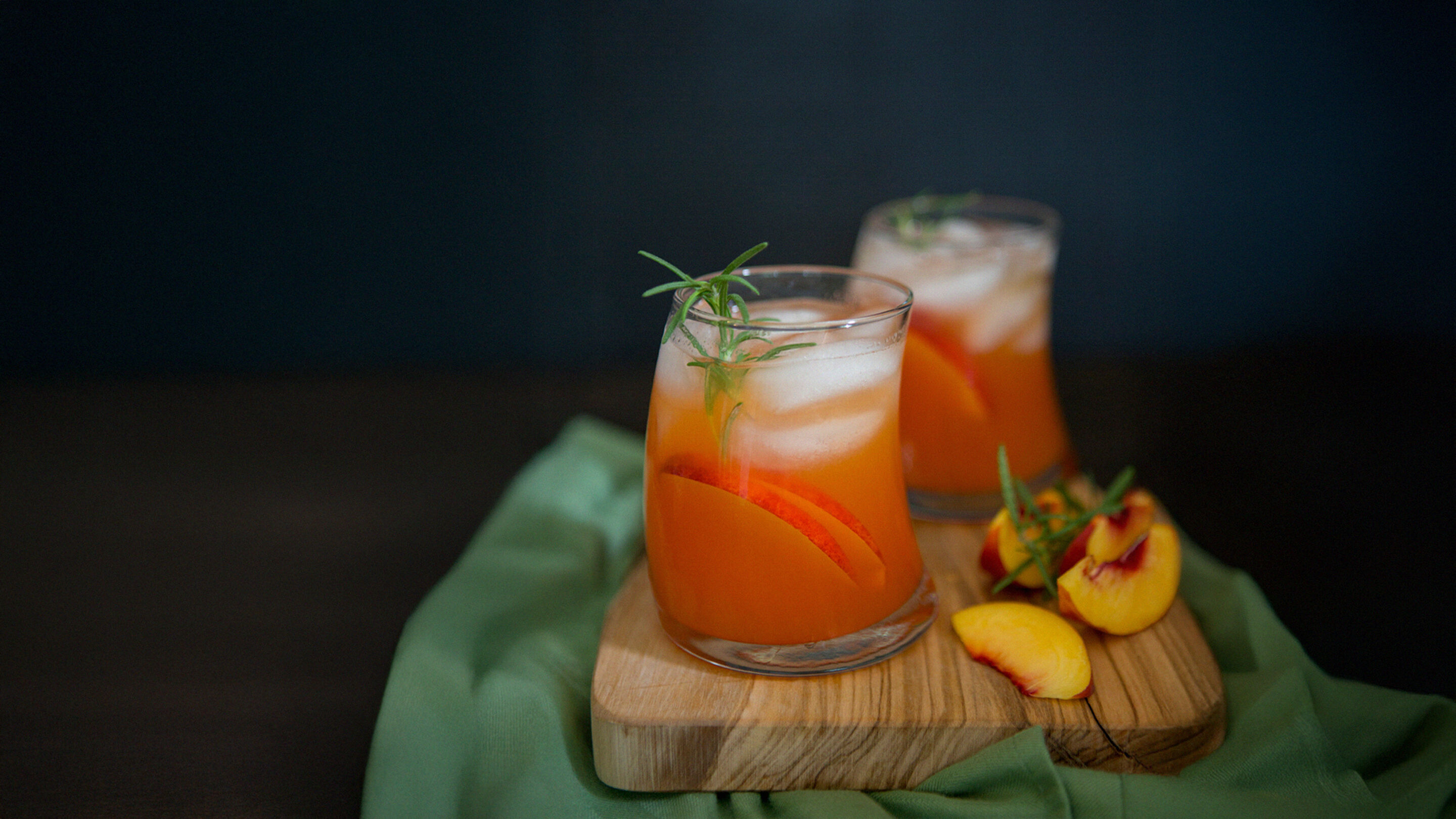 Endergebnis für das Rezept Peach Ginger Fizz