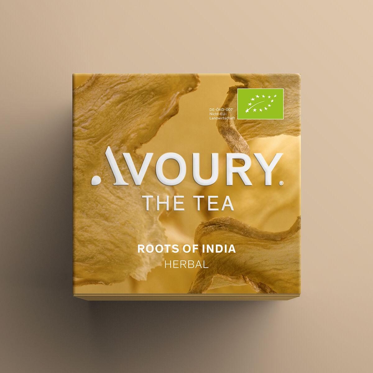 Avoury ROOTS OF INDIA tea box