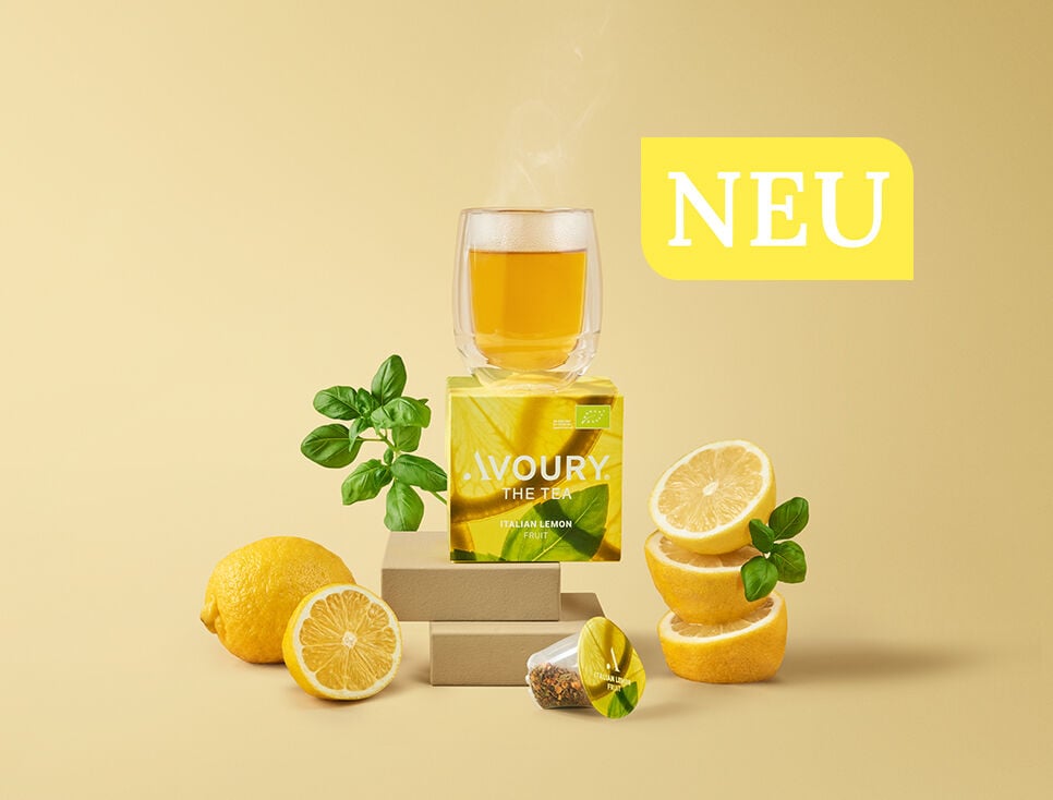 Italian Lemon Teebox mit Zitronen und Basilikum
