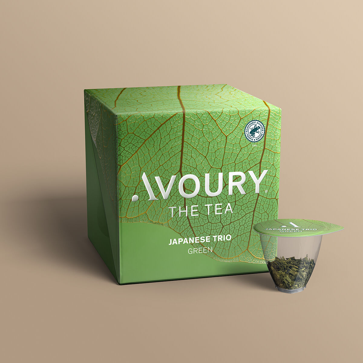 avoury tea box with capsule -JAPANESE TRIO