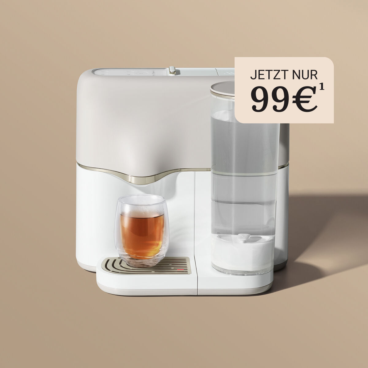 Avoury Teemaschine Silver White