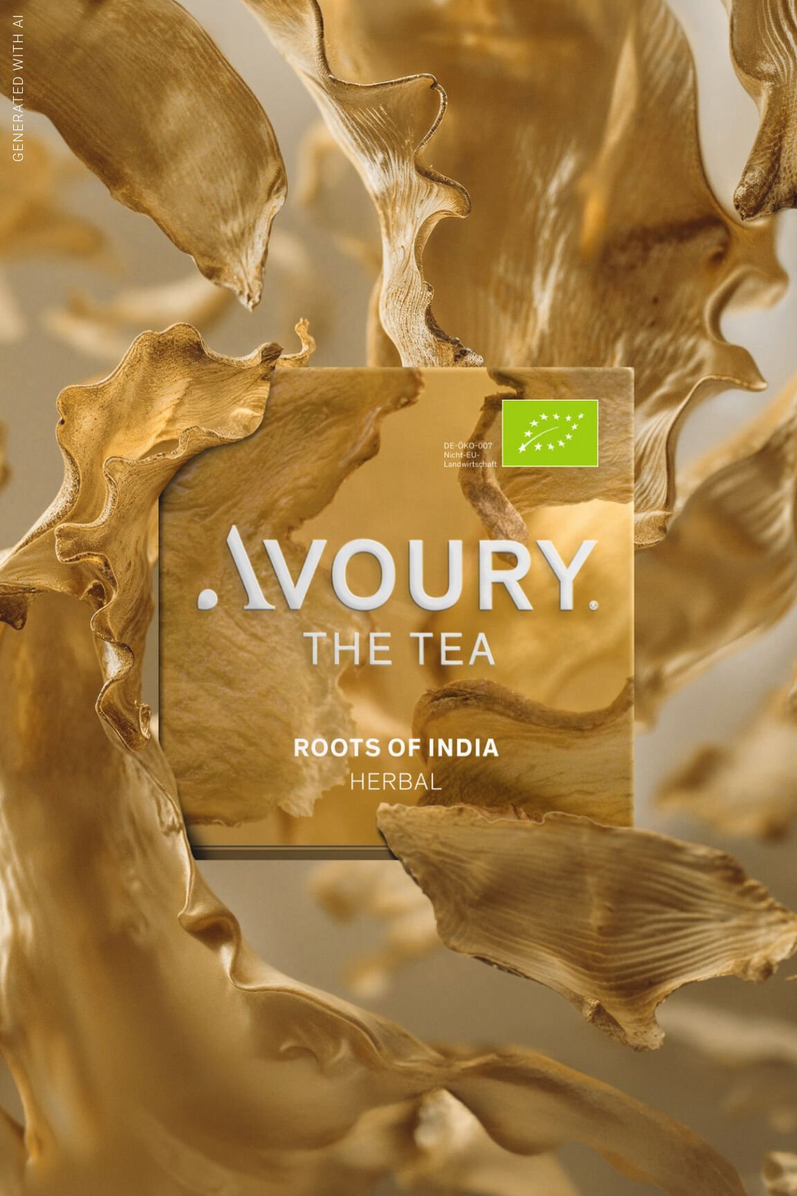 Tea packaging of Roots of India