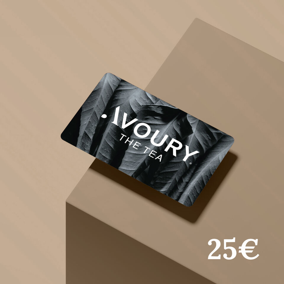 Geschenkgutschein Motiv Black 25€  | Avoury. The Tea.