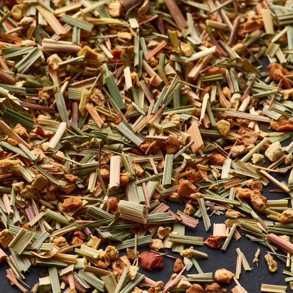 Avoury Boosting Ginger Teemischung Detailaufnahme