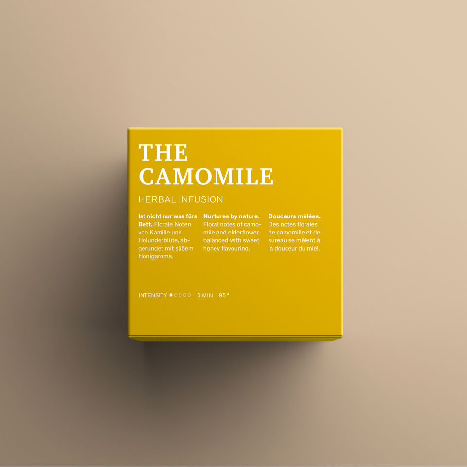 The Camomile Packaging back