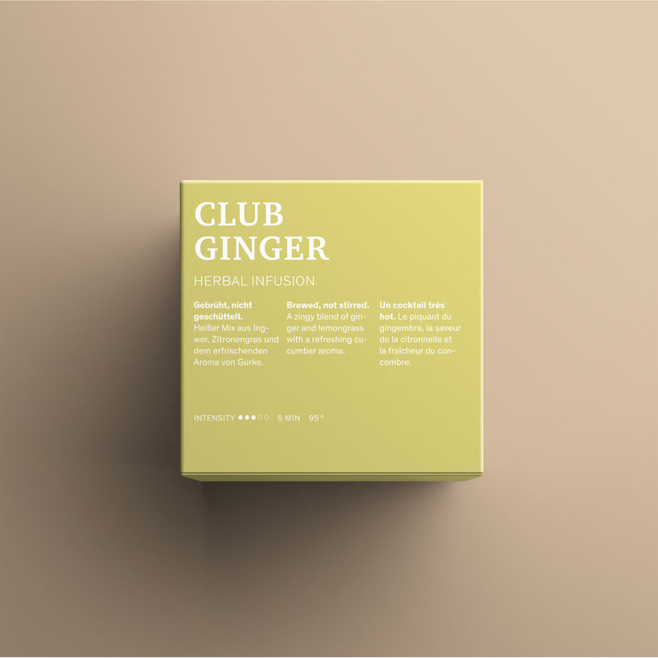 Club Ginger Packaging back