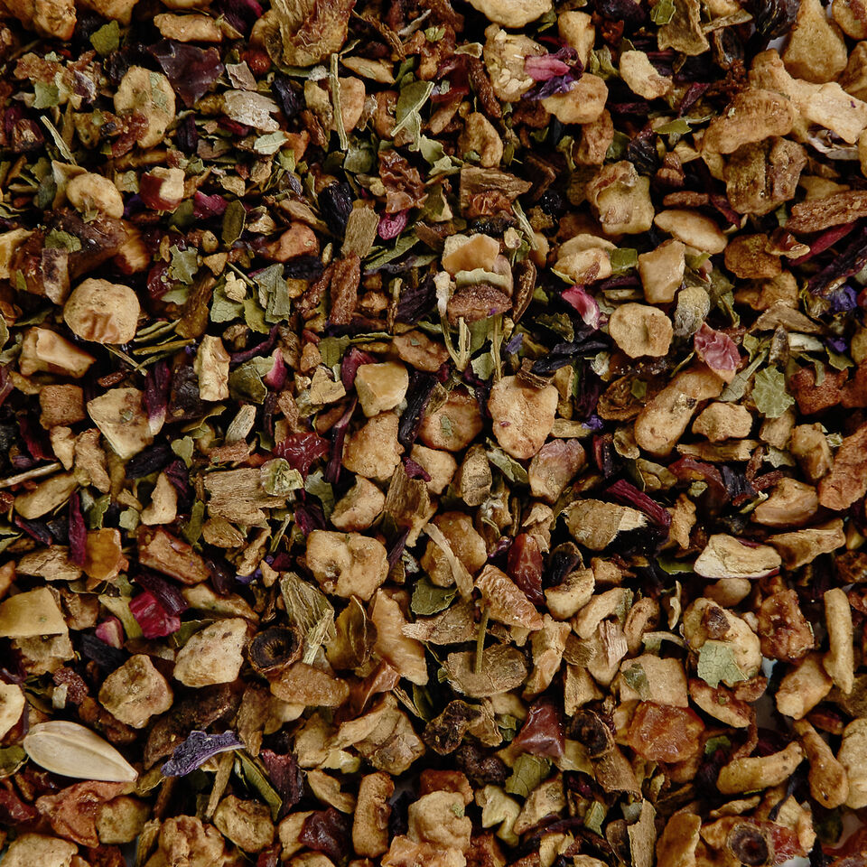 Cozy Plum lose Teemischung in Detailansicht