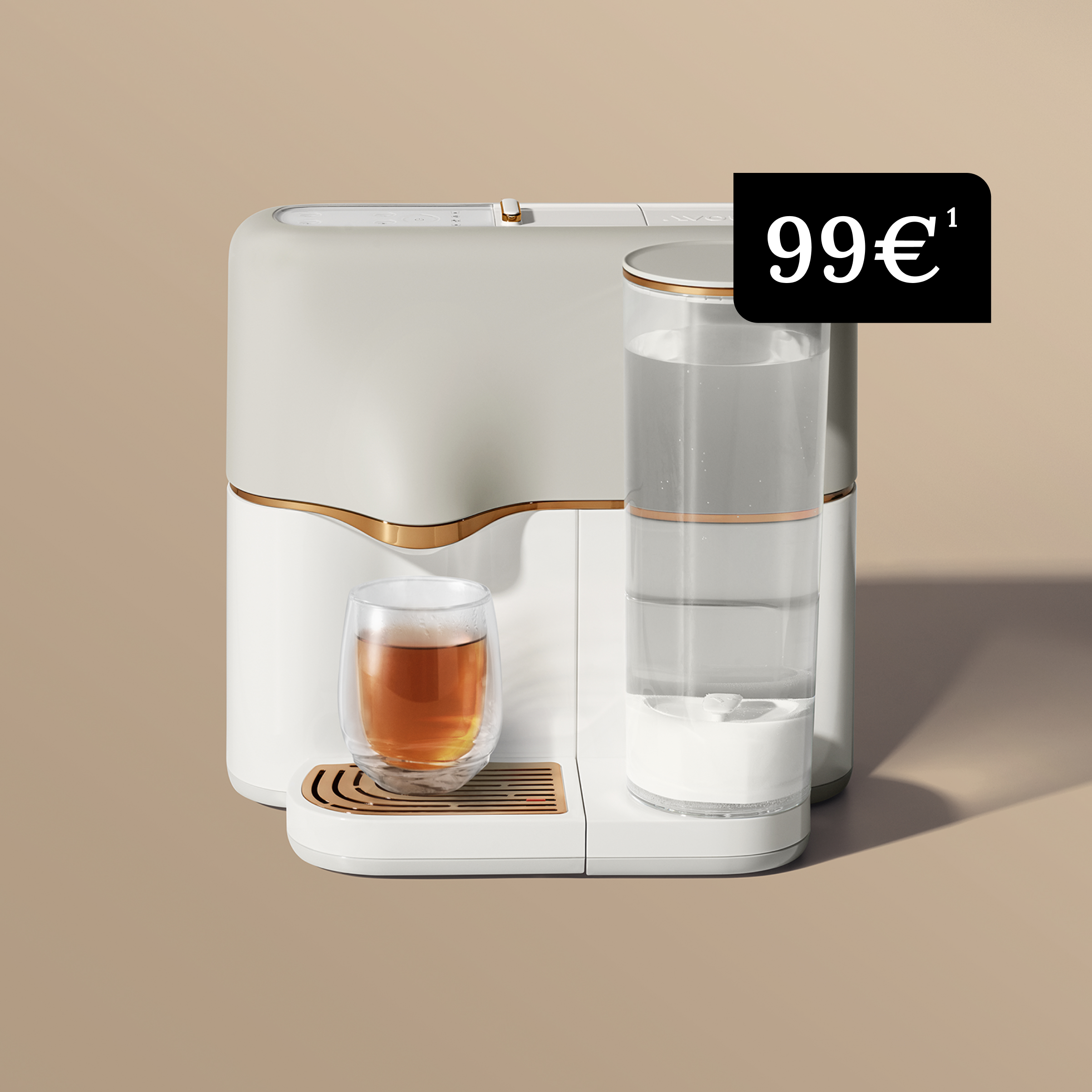 Avoury One Teemaschine Copper/Cream  | Avoury. The Tea.